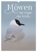 Cover-Bild zum Titel 'Möwen - die Vögel der Küste (Wandkalender 2026 DIN A3 hoch), CALVENDO Monatskalender' von 'Heidi Spiegler (Anneliese-Photography)'
