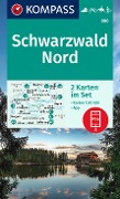 KOMPASS Wanderkarten-Set 886 Schwarzwald Nord (2 Karten) 1:50.000 - 