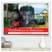 Cover-Bild zum Titel 'Waldbahnen in Rumänien - Die letzten Mocanitas (hochwertiger Premium Wandkalender 2026 DIN A2 quer), Kunstdruck in Hochglanz' von 'Anneli Hegerfeld-Reckert'