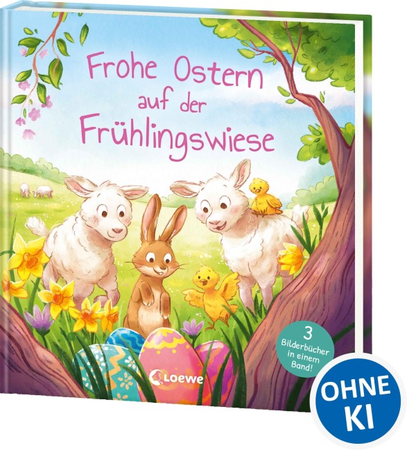 Frohe Ostern auf der Frühlingswiese - 