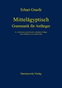Cover-Bild zum Titel 'Mittelägyptische Grammatik für Anfänger' von 'Erhart Graefe'