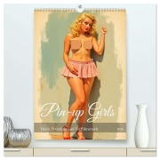Cover-Bild zum Titel 'Pin-up Girls - Frech, Freizügig und Verführerisch (hochwertiger Premium Wandkalender 2026 DIN A2 hoch), Kunstdruck in Hochglanz' von 'Sell Pixs:Sell'