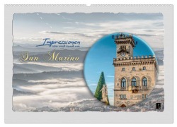 Cover-Bild zum Titel 'Impressionen - von und rund um San Marino (Wandkalender 2027 DIN A2 quer), CALVENDO Monatskalender' von 'Photograph Hc Bittermann'