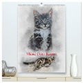 Maine Coon Katzen (hochwertiger Premium Wandkalender 2025 DIN A2 hoch), Kunstdruck in Hochglanz - Alain Gaymard