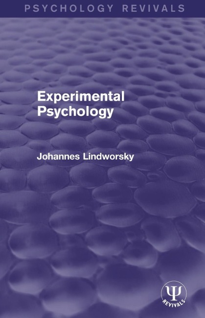 Experimental Psychology - Johannes Lindworsky