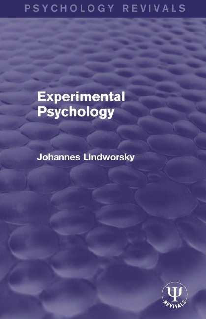 Experimental Psychology - Johannes Lindworsky