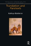 Cover-Bild zum Titel 'Translation and Paratexts' von 'Kathryn Batchelor'