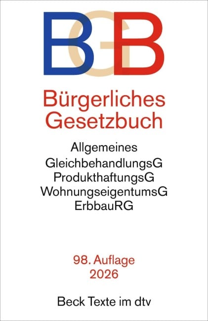 Bürgerliches Gesetzbuch. BGB - 