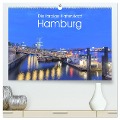 Die farbige Hafenstadt Hamburg (hochwertiger Premium Wandkalender 2024 DIN A2 quer), Kunstdruck in Hochglanz - Fiorelino Nürnberg