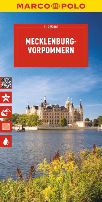 MARCO POLO Reisekarte Deutschland 02 Mecklenburg-Vorpommern 1:225.000 - 