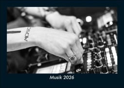 Cover-Bild zum Titel 'Musik 2026 Fotokalender DIN A5' von 'Tobias Becker'