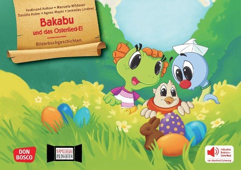 Bakabu auf der Suche nach dem Osterlied-Ei. Kamishibai Bildkartenset - Ferdinand Auhser