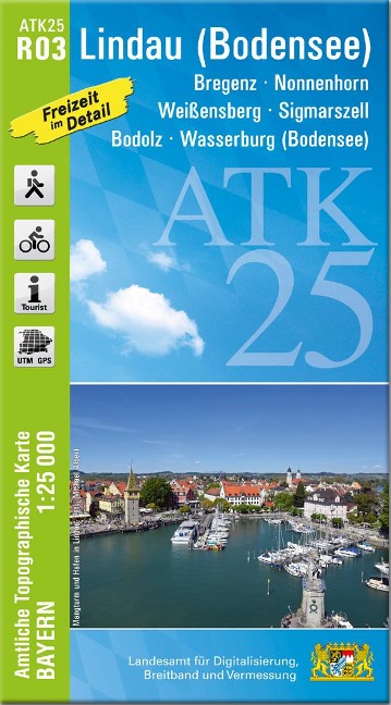 ATK25-R03 Lindau (Bodensee) (Amtliche Topographische Karte 1:25000) - 