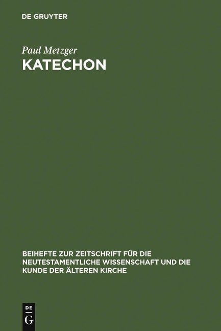 Katechon - Paul Metzger