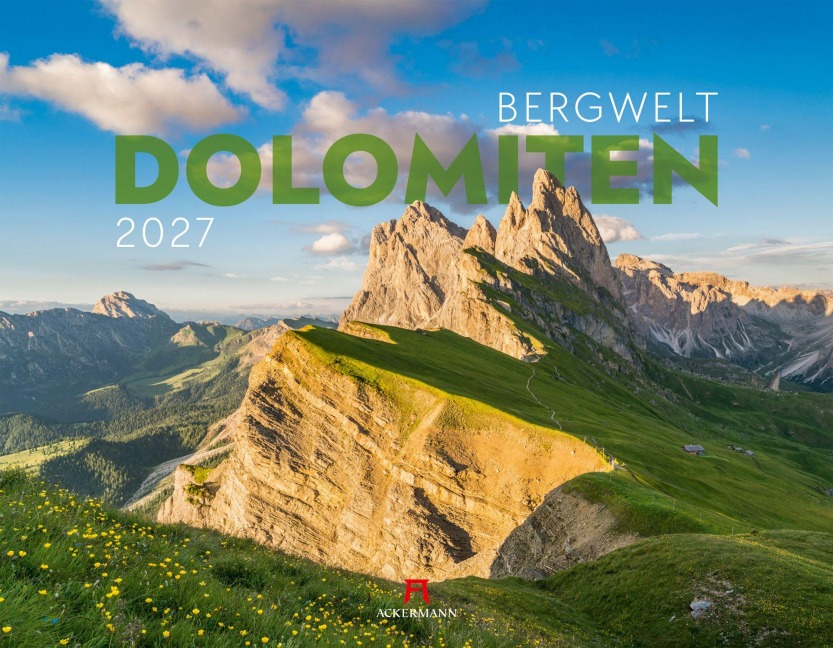 Bergwelt Dolomiten Kalender 2027 - Ackermann Kunstverlag GmbH