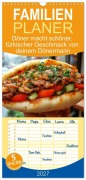Cover-Bild zum Titel 'Familienplaner 2027 - Döner macht schöner, türkischer Geschmack von deinem Dönermann mit 5 Spalten (Wandkalender, 21 x 45 cm) CALVENDO' von 'Mb Fotografie'