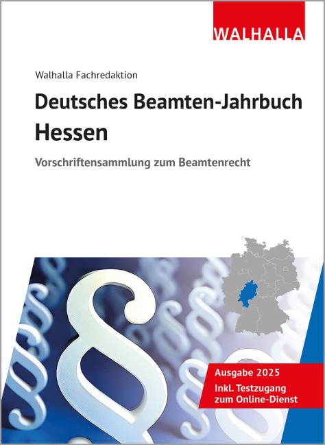Deutsches Beamten-Jahrbuch Hessen 2025 - Walhalla Fachredaktion
