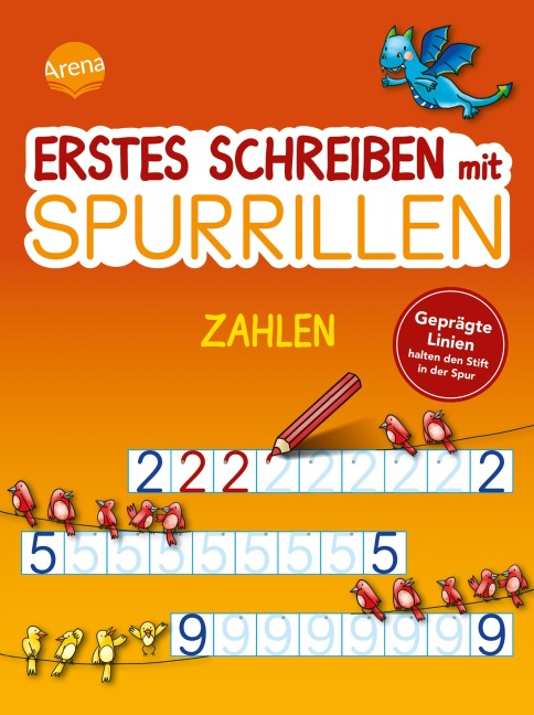 Erstes Schreiben mit Spurrillen. Zahlen - Silke Reimers