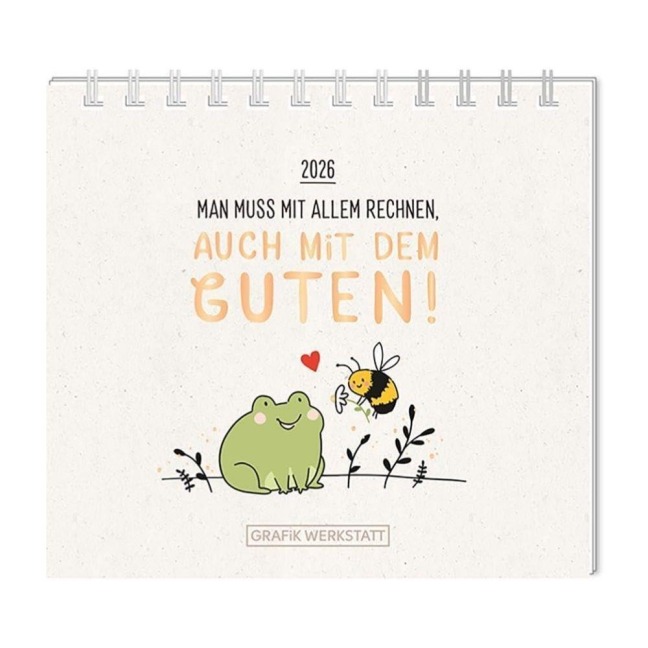 Mini-Kalender 2026 Man muss mit allem rechnen - 