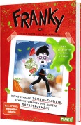 Cover-Bild zum Titel 'Franky 1: Meine schräge Zombie-Familie, Schrumpfdrachen und andere Katastrophen' von 'Nicola Anker'