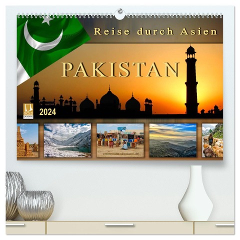 Reise durch Asien - Pakistan (hochwertiger Premium Wandkalender 2024 DIN A2 quer), Kunstdruck in Hochglanz - Peter Roder