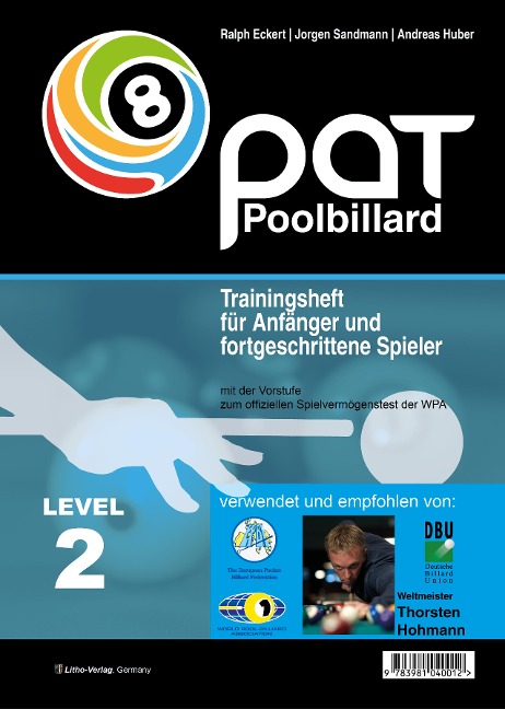 Pool Billard Trainingsheft PAT 2 - Ralph Eckert, Jorgen Sandmann, Andreas Huber