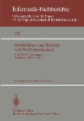 Cover-Bild zum Titel 'Architektur und Betrieb von Rechensystemen' von ''