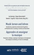 Cover-Bild zum Titel 'Musik lernen und lehren | Apprendre et enseigner la musique' von ''