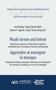 Cover-Bild zum Titel 'Musik lernen und lehren | Apprendre et enseigner la musique' von ''
