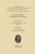 Cover-Bild zum Titel 'Leon Battista Alberti - ein Hygieniker der Renaissance' von 'Ernst Rodenwaldt'