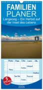Familienplaner 2026 - Langeoog - Ein Herbst auf der Insel des Lebens mit 5 Spalten (Wandkalender, 21 x 45 cm) CALVENDO - Tobias Thiele