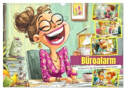 Büroalarm. Cartoons für alle, die trotzdem weitermachen (Wandkalender 2026 DIN A3 quer), CALVENDO Monatskalender - Rose Hurley