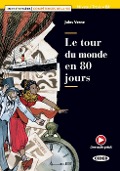Cover-Bild zum Titel 'Le tour du monde en 80 jours. Lektüre + Audio-CD + Audio-App' von 'Jules Verne'