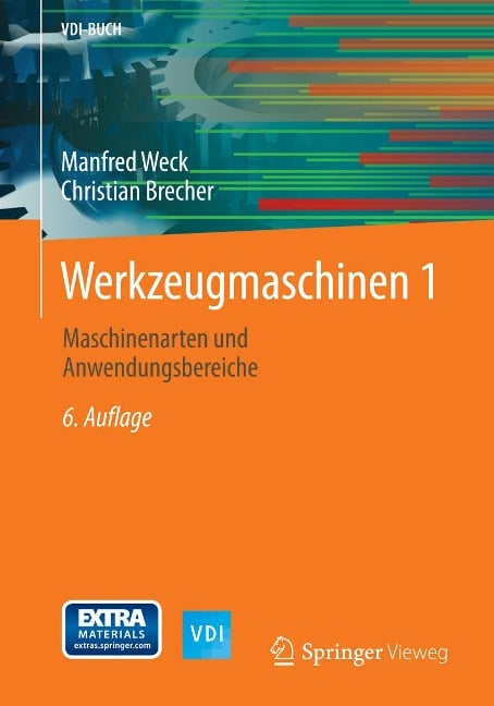 Werkzeugmaschinen 1 - Manfred Weck