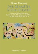 Cover-Bild zum Titel 'Das Beamtensozialistische' von 'Dieter Henning'
