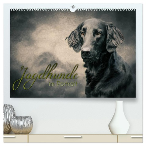 Jagdhunde im Portrait (hochwertiger Premium Wandkalender 2024 DIN A2 quer), Kunstdruck in Hochglanz - Alexandra Hollstein