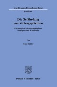 Cover-Bild zum Titel 'Die Gefährdung von Vertragspflichten' von 'Jonas Prüter'