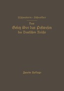 Cover-Bild zum Titel 'Das Gesetz über das Postwesen des Deutschen Reichs' von 'M. Aschenborn, Na Schneider'