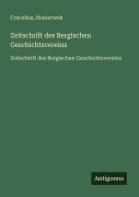 Cover-Bild zum Titel 'Zeitschrift des Bergischen Geschichtsvereins' von 'Crecelius, Bouterwek'