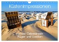 Küstenimpressionen von den Ostseeinseln Rügen und Usedom (Wandkalender 2025 DIN A4 quer), CALVENDO Monatskalender - Sascha Ferrari