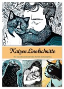 Katzen Linolschnitt - Der Kalender mit kunstvollen Porträts der Samtpfoten (Wandkalender 2026 DIN A4 hoch), CALVENDO Monatskalender - Anja Frost