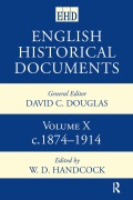 Cover-Bild zum Titel 'English Historical Documents' von ''