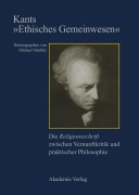 Cover-Bild zum Titel 'Kants "Ethisches Gemeinwesen"' von ''