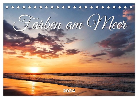 Farben am Meer (Tischkalender 2024 DIN A5 quer), CALVENDO Monatskalender - Bianca Schumann