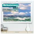 Wellenbrausen - Gemalte Wellen von Michaela Spreider (hochwertiger Premium Wandkalender 2024 DIN A2 quer), Kunstdruck in Hochglanz - Michaela Schimmack