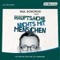 Cover-Bild zum Titel 'Hauptsache nichts mit Menschen' von 'Paul Bokowski'