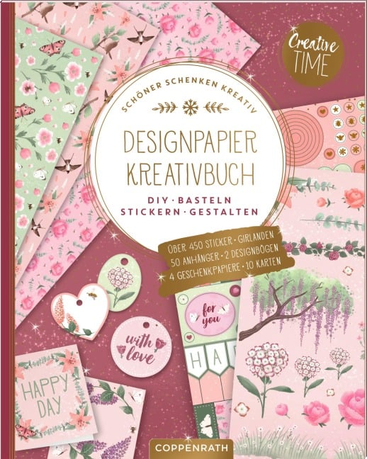 Designpapier-Kreativbuch Garden Glory - 