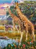 Ravensburger Kinderpuzzle - 12943 Bunte Savanne - Tier-Puzzle für Kinder ab 7 Jahren, mit 150 Teilen im XXL-Format - 