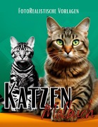 Cover-Bild zum Titel 'Malbuch Katze "Fotorealistisch".' von 'Lucy¿s Schwarze Malbücher'
