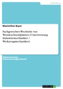 Cover-Bild zum Titel 'Fachgerechtes Wechseln von Wendeschneidplatten (Unterweisung Industriemechaniker / Werkzeugmechaniker)' von 'Maximilian Bayer'